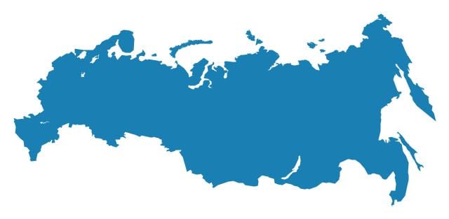 карта России вектор
