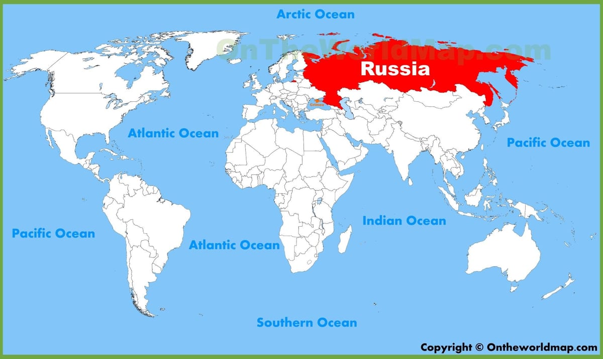 карта мира России