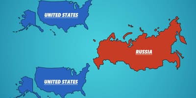 Россия Америка карта