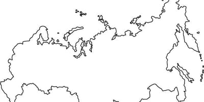 России контурная карта
