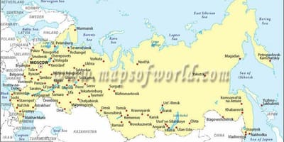 Карта России и городов