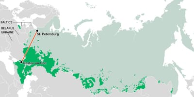 Карта российского сельского хозяйства