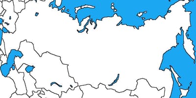 Карта России пустая