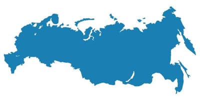 Карта России вектор