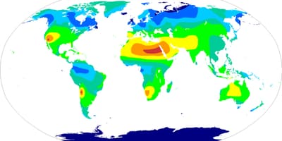 Карта России солнечности