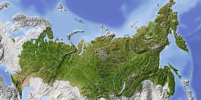 Спутниковая карта России