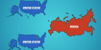 Россия Америка карта