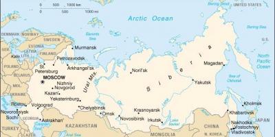 Россия границы карта