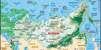 Карта России путешествия