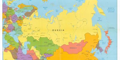 Россия против Советского Союза карте